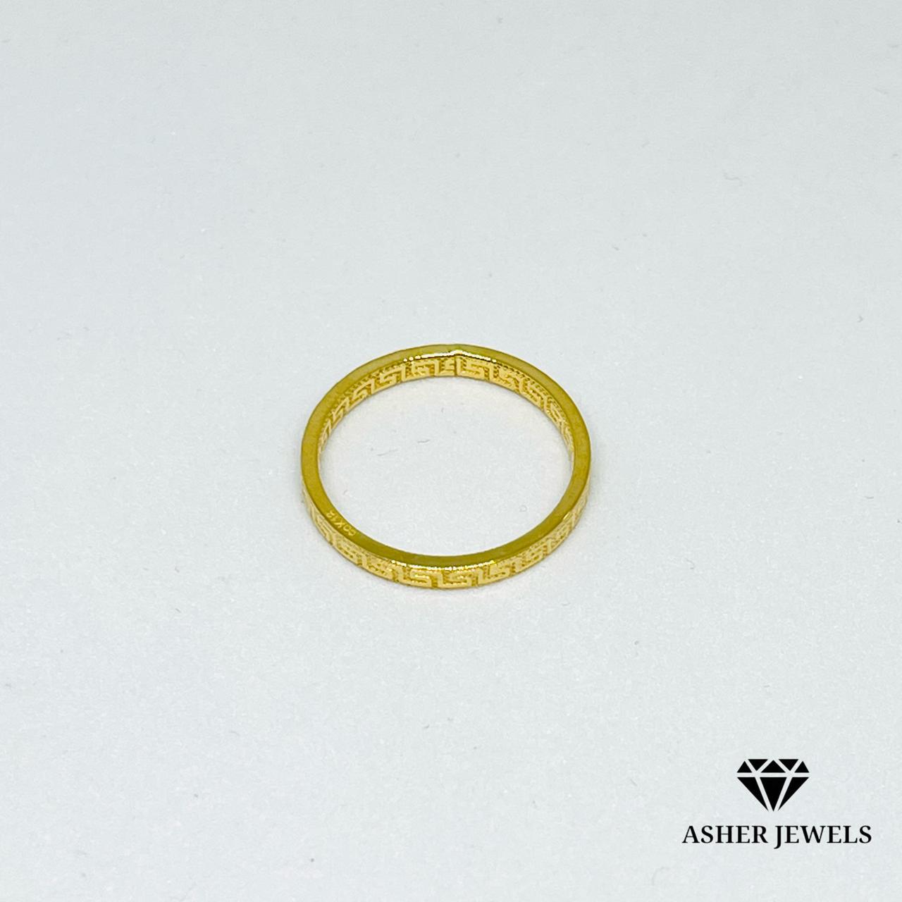 Slim Fendi Ring Size 6